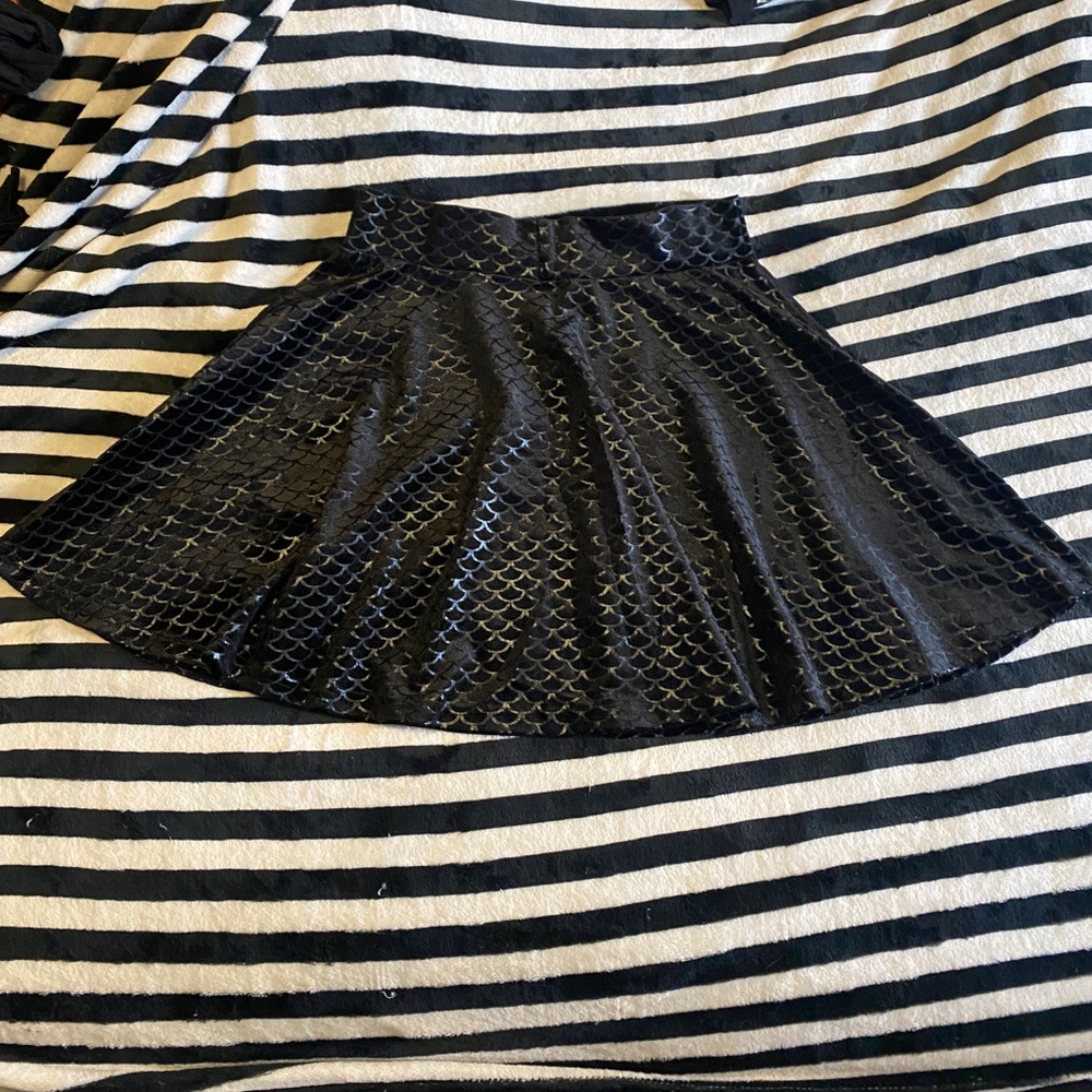 Killstar Black Sea Skater Skirt